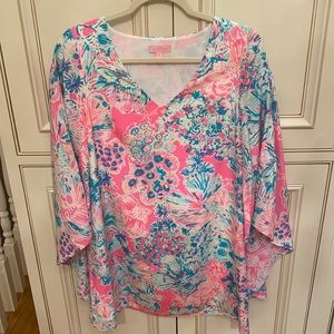 Lilly Pulitzer cape dress